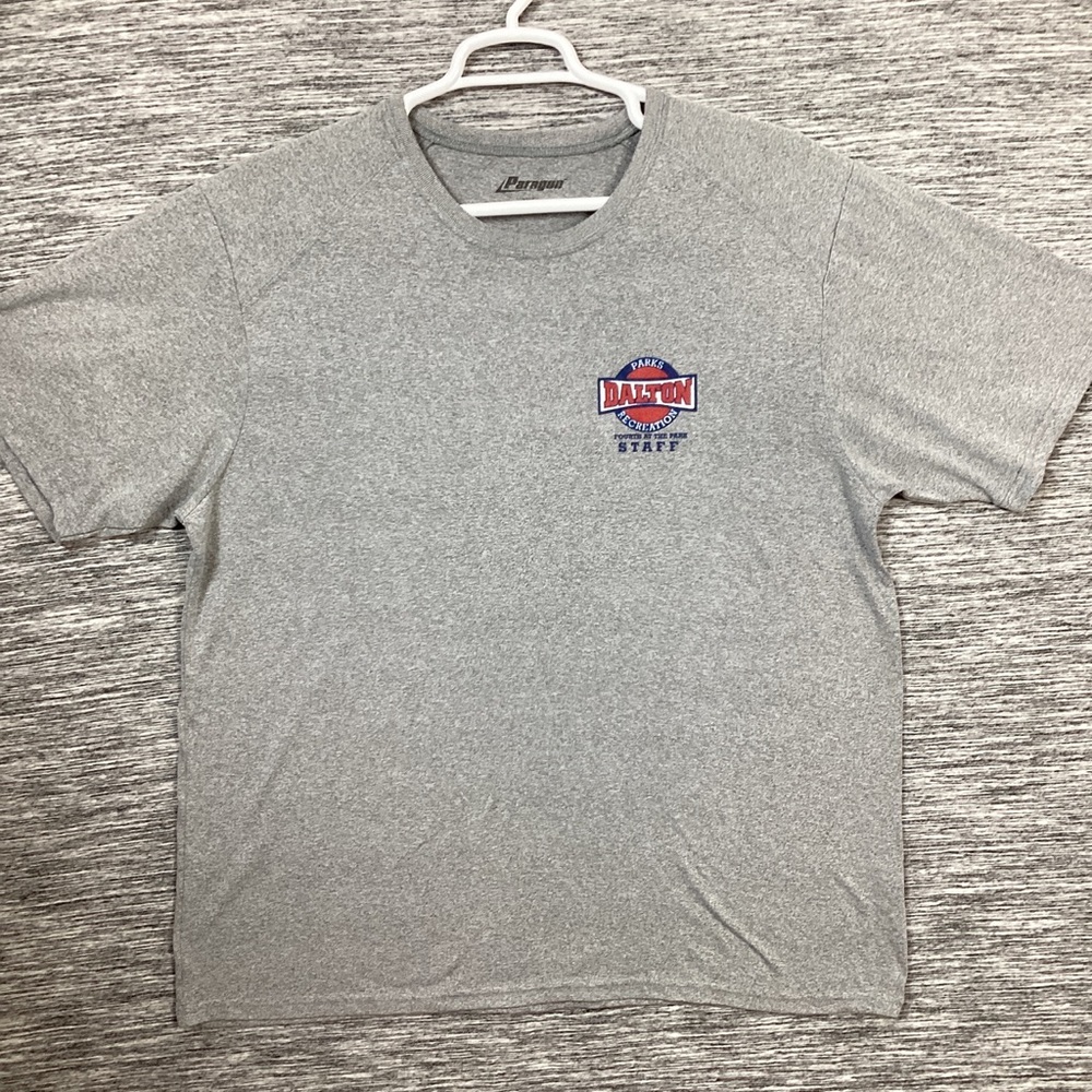 Paragon Men’s Grey Short Sleeves Shirt with DALTON RECREATION PARKS STAFF